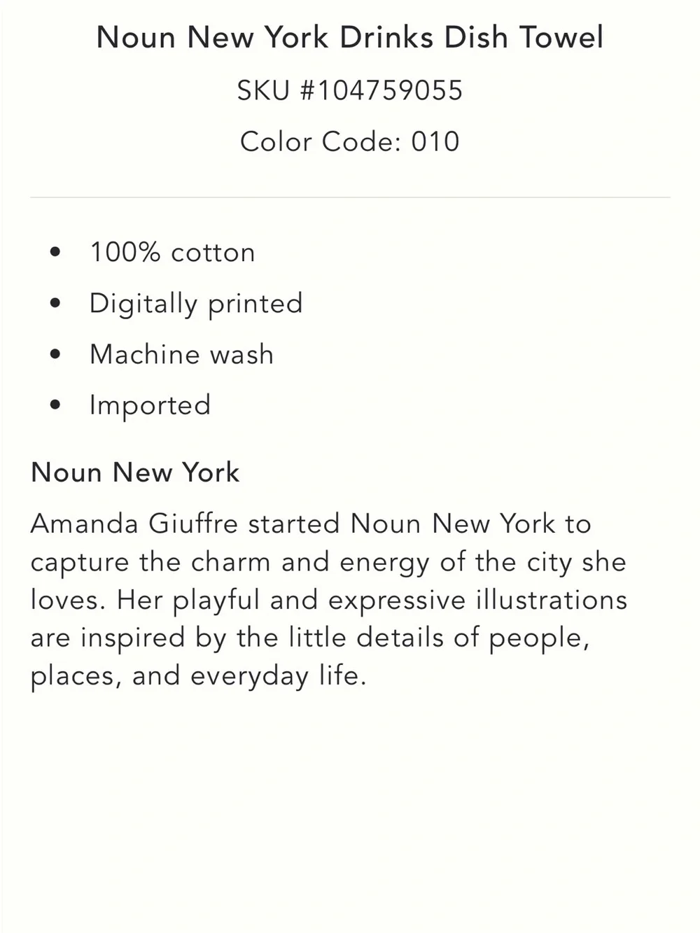 Anthropologie cute noun